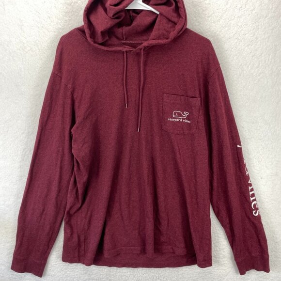 Men's‎ Vineyard Vines Hooded Long Sleeve T-Shirt M - Picture 1 of 6